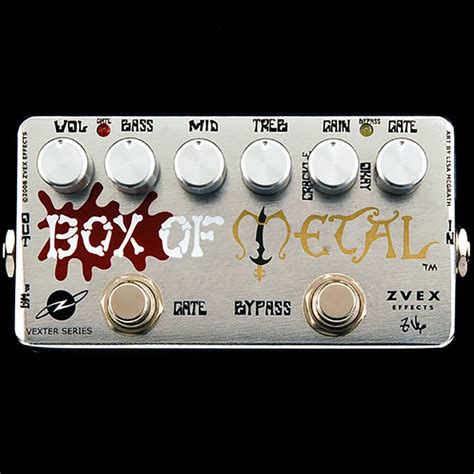 zvex effects box of metal|ZVex Effects Vexter Box of Metal Distortion Guitar Effects Pedal.